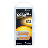 Hörgerätebatterie Duracell 312 - quecksilberfrei-Hörgerätebatterie-Duracell-heargood.de
