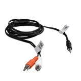 Phonak-Audioadapter 3,5mm Klinke male auf 2 x Cinchbuchse-Ersatzteile-Phonak-heargood.de