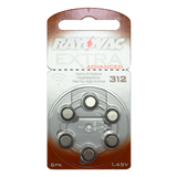 Hörgerätebatterie Rayovac Extra Advanced 312 - Sparpack