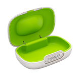 Hörgerätetui Phonak Größe L – Weiß/Grün