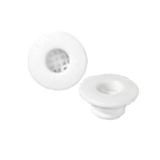 Weißer ProWax miniFit Filtereinsatz aus zwei Perspektiven