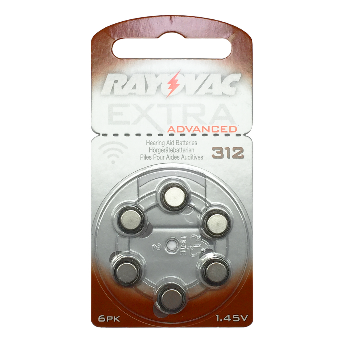 Hörgerätebatterie Rayovac Extra Advanced 312 - Sparpack