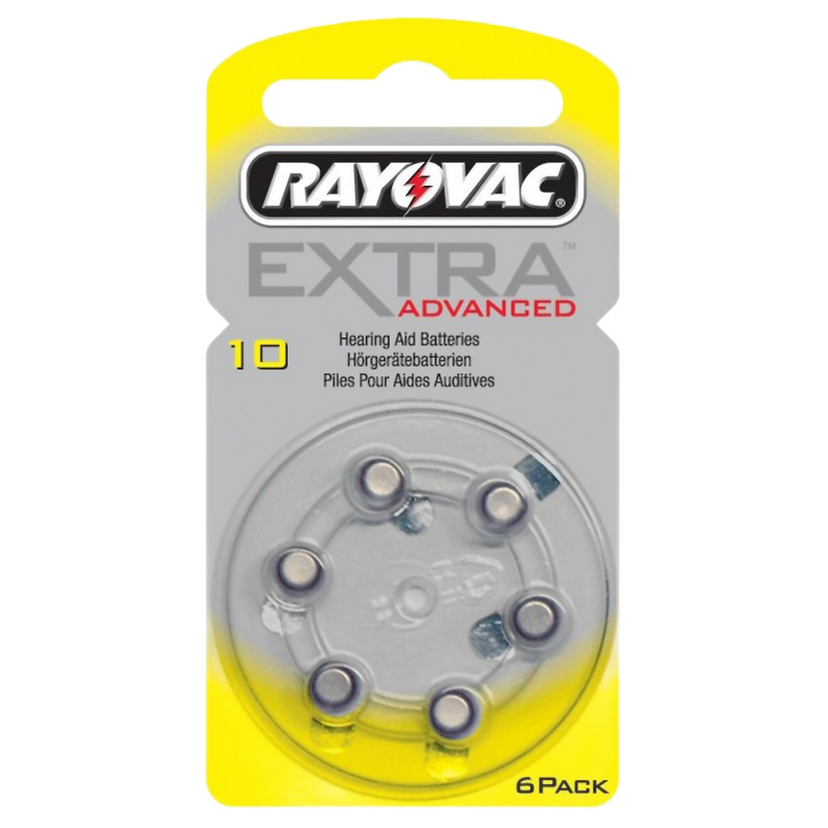 Hörgerätebatterie Rayovac Extra Advanced 10 - Sparpack