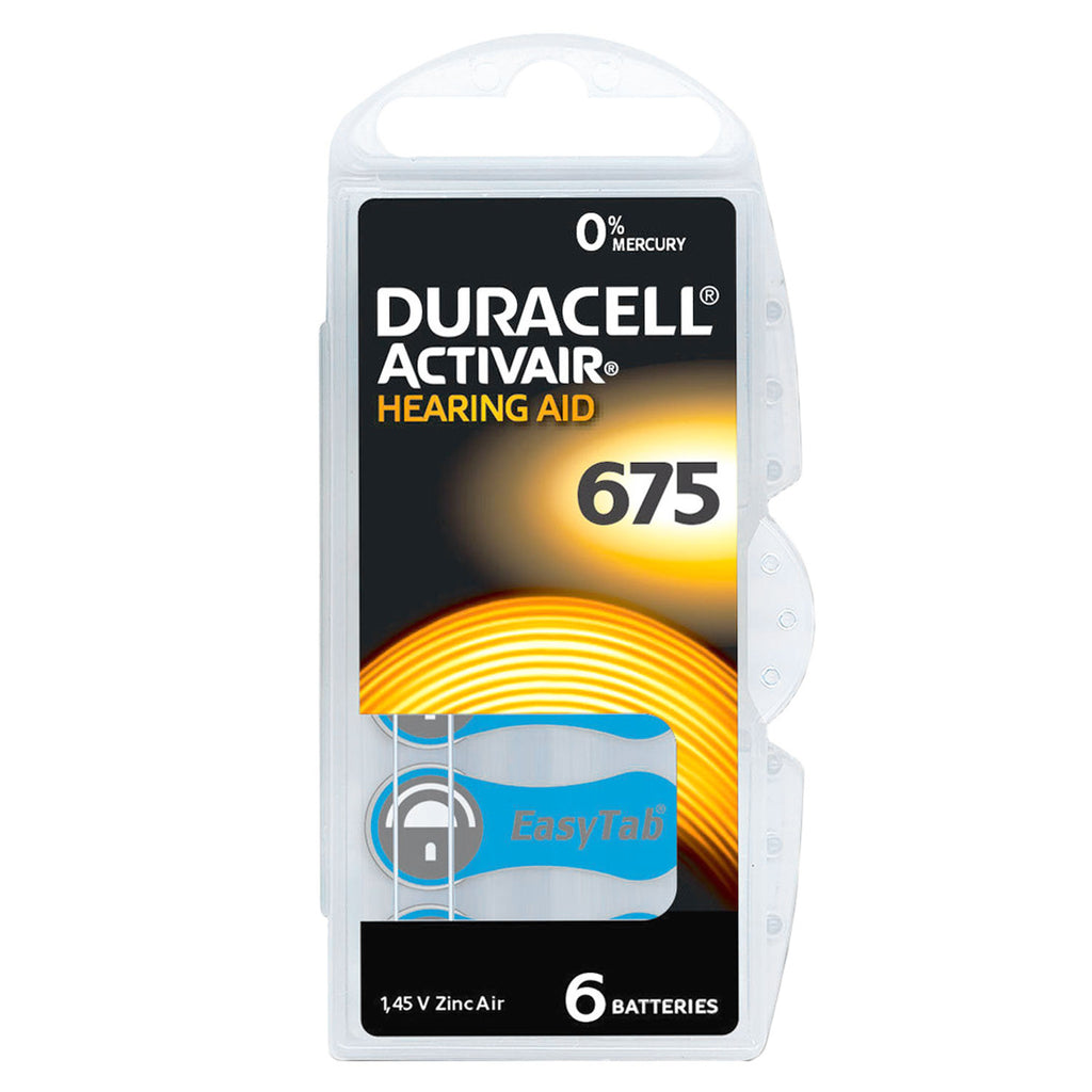 Hörgerätebatterie Duracell 675 - quecksilberfrei-Hörgerätebatterie-Duracell-heargood.de
