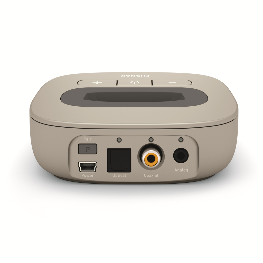 Phonak TVLink II und ComPilot II Set-TV-Adapter-Phonak-heargood.de