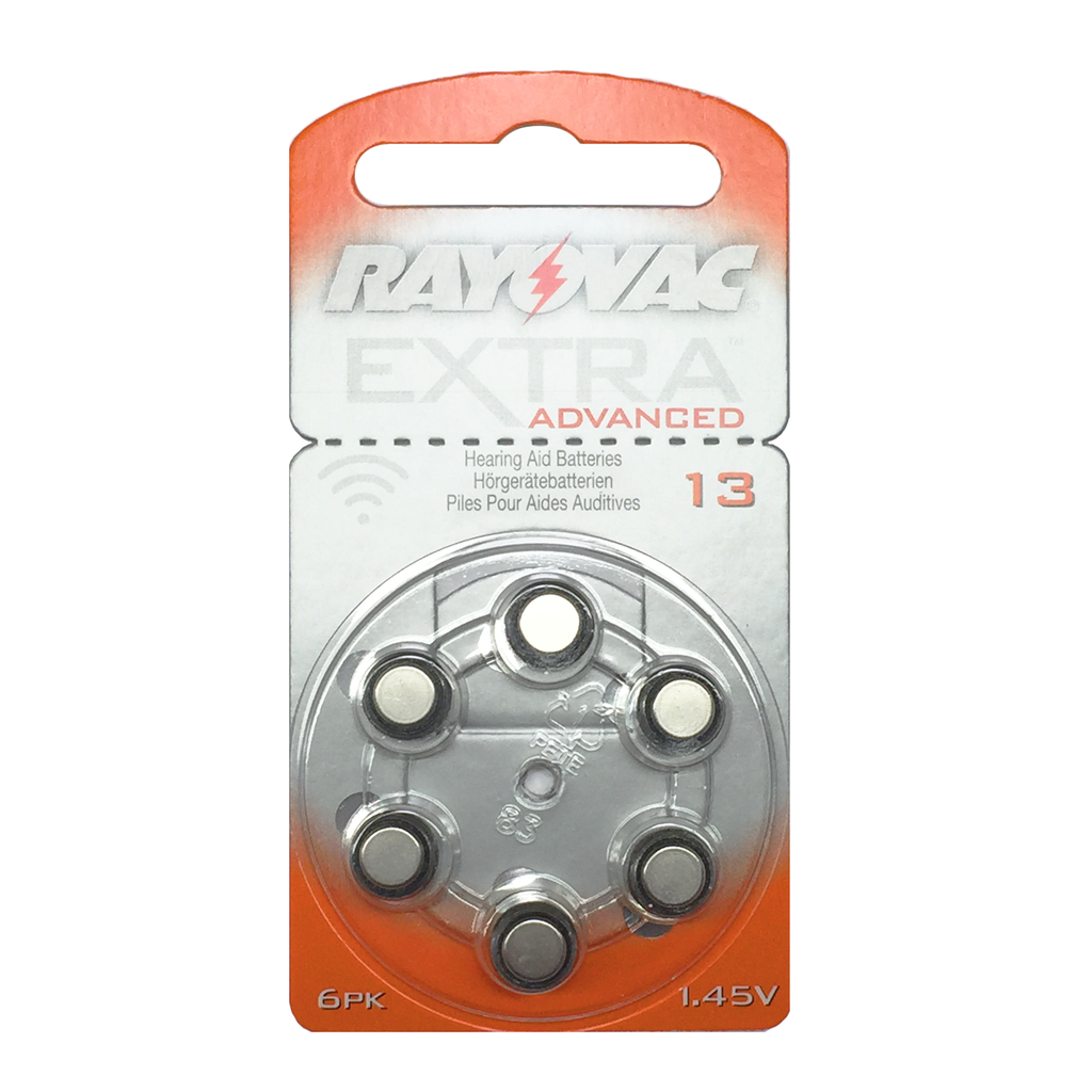 Hörgerätebatterie Rayovac 13 - quecksilberfrei-Hörgerätebatterie-Rayovac-heargood.de
