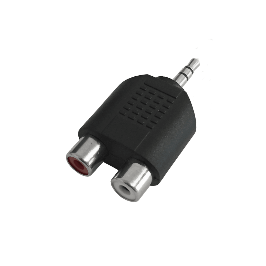 Audioadapter - Y-Adapter - 3,5 mm Klinkenstecker - 2 x Cinch-Buchse-Ersatzteile-Sennheiser-heargood.de
